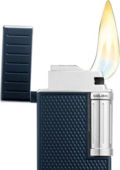 COLIBRI Feuerzeug "Julius II" marine/chrom      Sz 295503