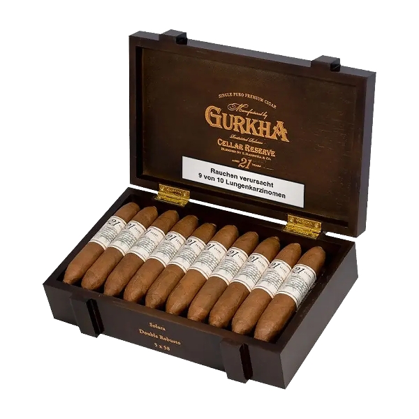 GURKHA Cellar Reserve 21y Solara Double Robusto (Kiste à 20 Zigarren)