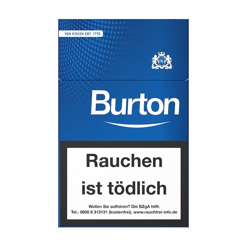 Burton Blue Naturdeckblatt Filterzigarillos (10x17) SW12435