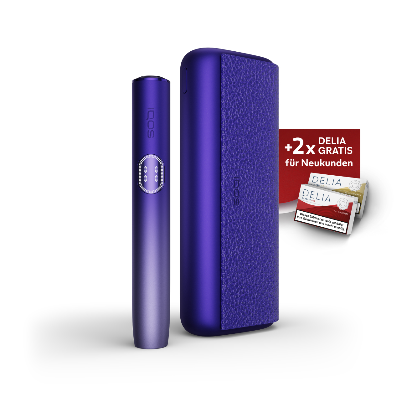 IQOS ILUMA i Prime Electric Purple + Gratis TEREA Sticks bei Registrierung