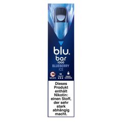 E-Zigarette BLU BAR 1000 Einweg BLUEBERRY ICE 18 mg SW16677