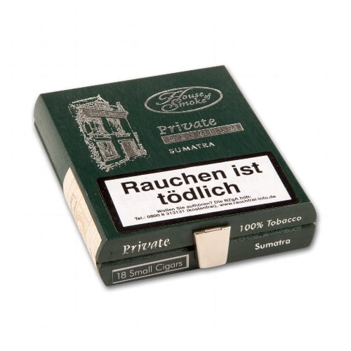 House of Smoke Private Premium Sumatra 18 Zigarillos 61042