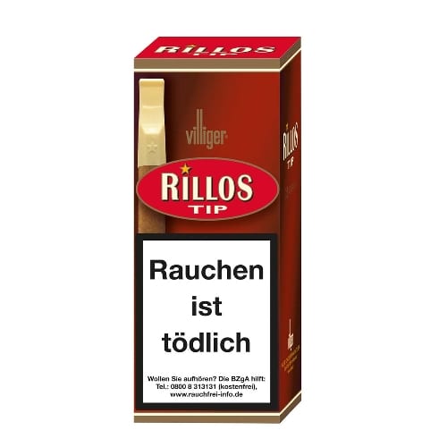Rillos Tip Filter 25 Zigarillos 220221