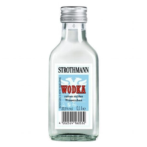Wodka STROTHMANN 37,5 % Vol./100 ml Steller mit 12 Stueck 7501