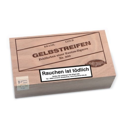 Woermann Gelbstreifen Fehlfarben Nr.300 Brasil 50 Zigarren 62002