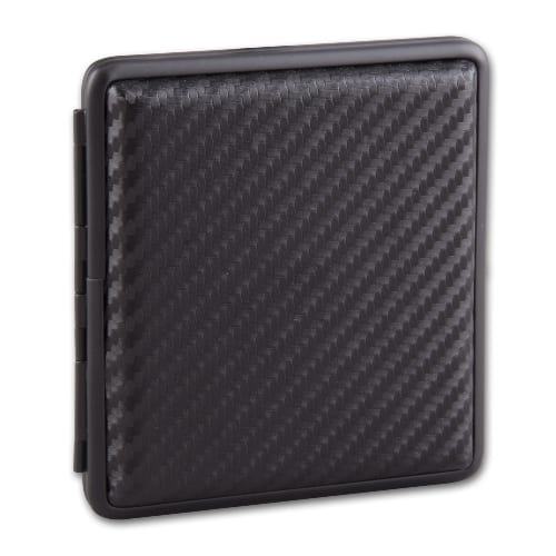 Zigarettenetui Kunstleder 20er ANGELO schwarz 42763