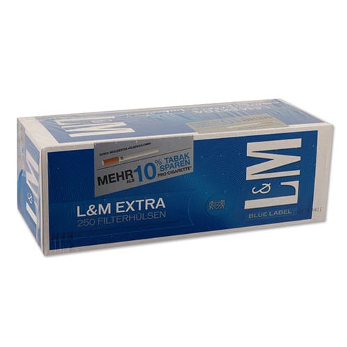 10.000 Stück L&M Blue Label Extra Zigarettenhülsen SW12204