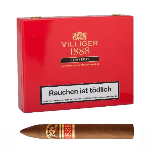 VILLIGER 1888 Torpedo 20 Zigarren 73271