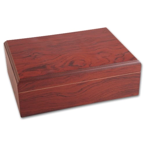 Humidor Set rot mit Ascher und Cigarrenabschneider 37333