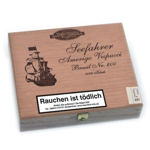 Seefahrer Amerigo Vespucci Nr.200 Brasil 20 Zigarren 62622