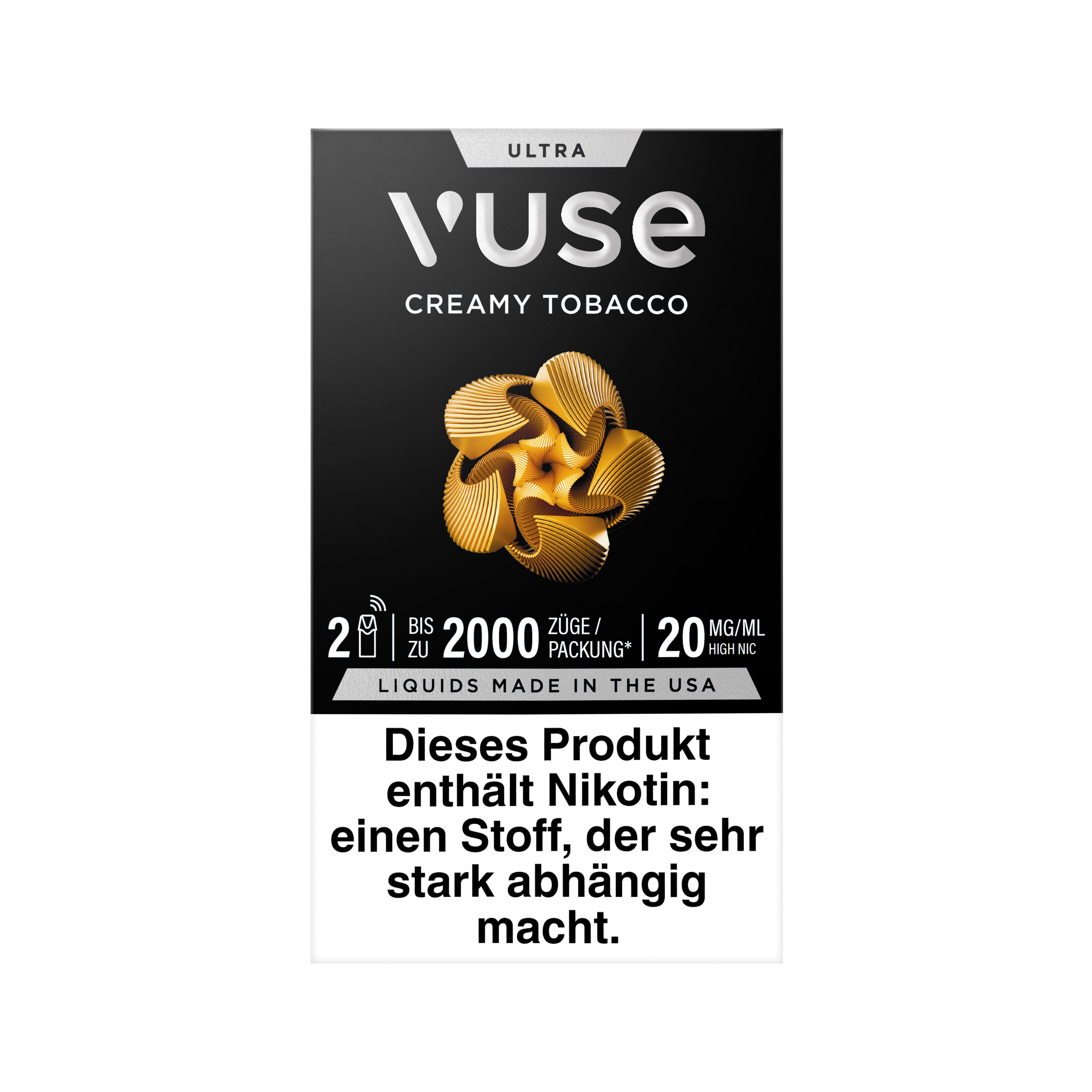 E-Kartusche VUSE ULTRA POD CREAMY TOBACCO 20mg 4573