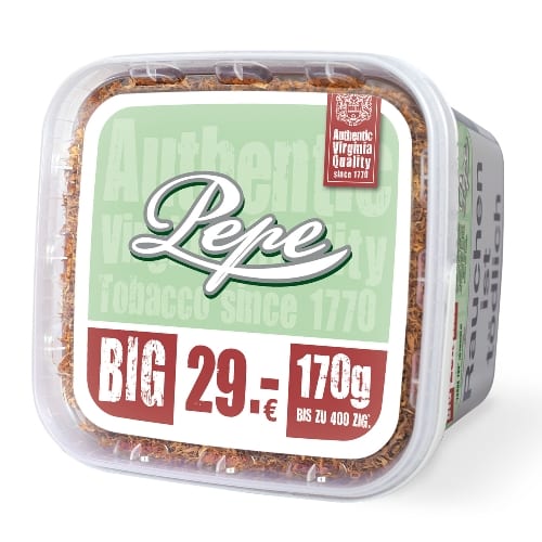 EIMER PEPE Bright Green Volumen Tabak 3XL-Size 170 Gramm SW16065