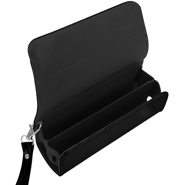 Etui für Iqos schwarz hochglanz PVC 2 Fächer 65512