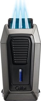 COLIBRI Zigarrenfeuerzeug "Quantum" blau/schwarz 295305