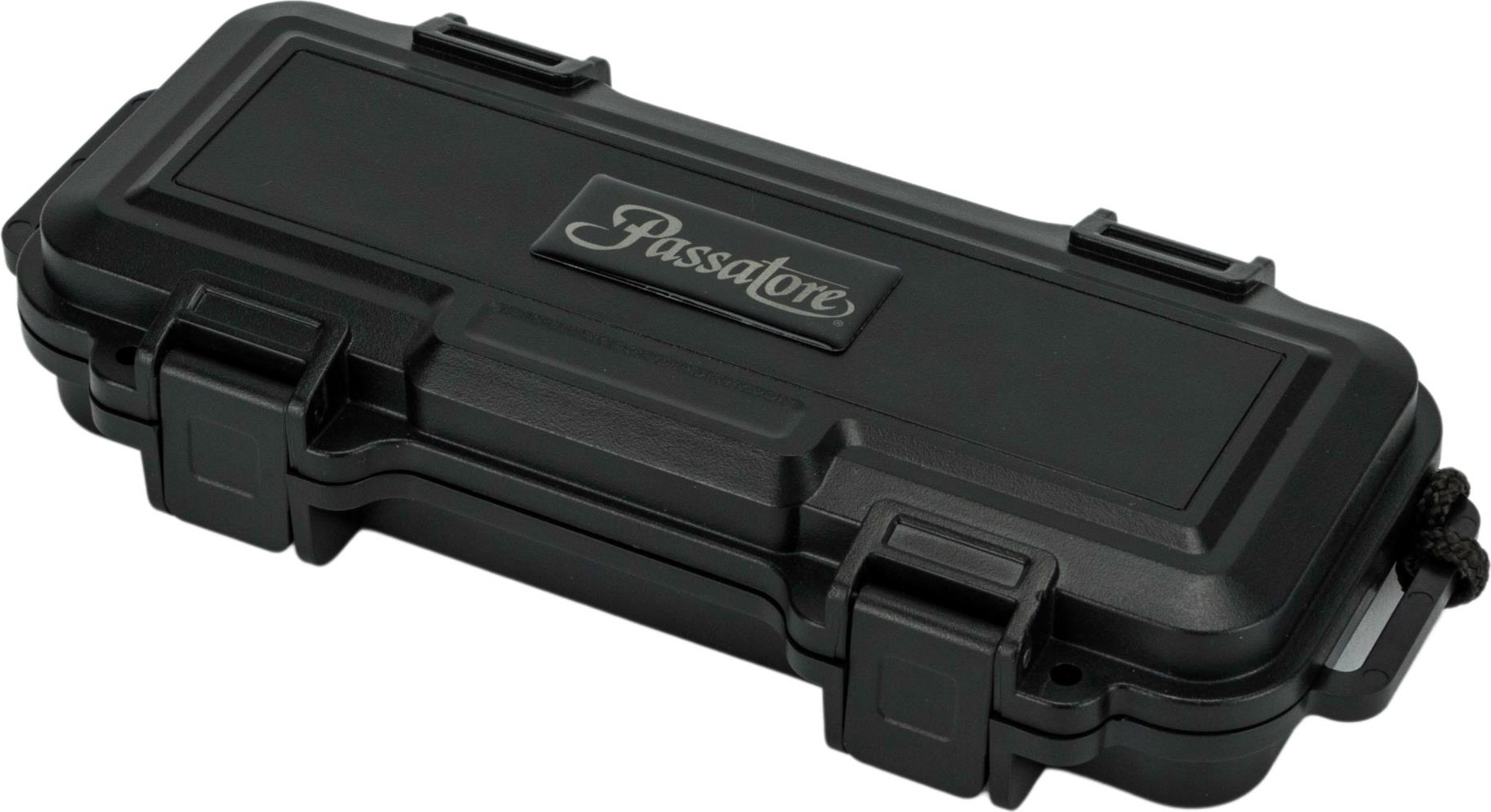 PASSATORE Cigar Case Acryl schwarz für 4-5 Zigarren 560808
