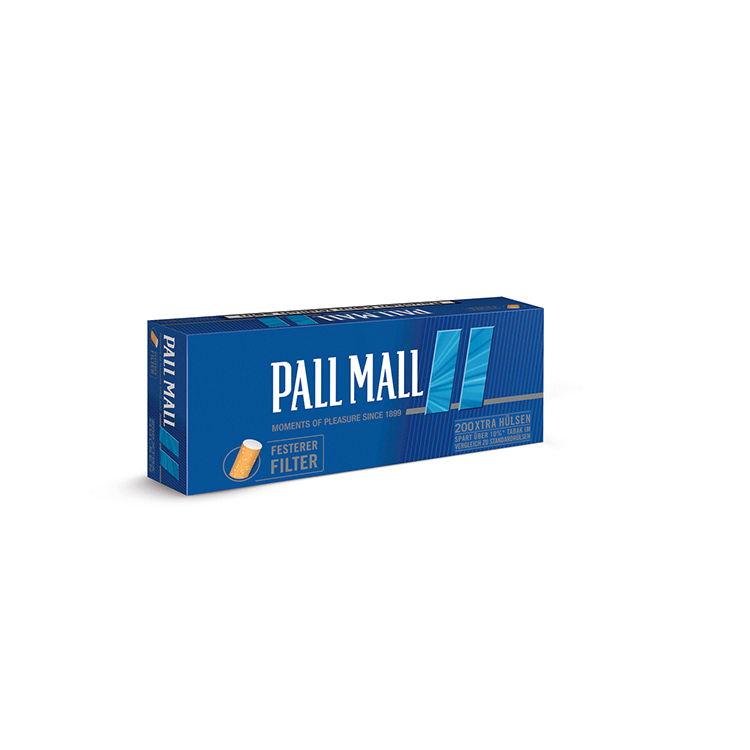 1.000 Stück Pall Mall Blue Hülsen Zigarettenhülsen SW12235