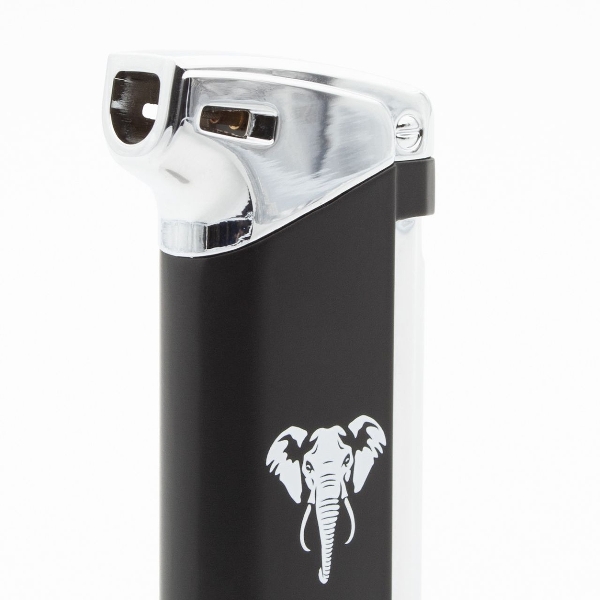 Pfeifenfeuerzeug Piezo WHITE ELEPHANT Pro-Bo schwarz 81874