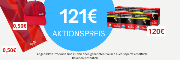 Winston Red 6XL Zigaretten Badetuch + Cap Aktion
