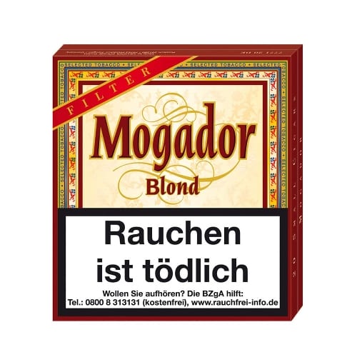 Mogador Blond Filter 20 Zigarillos / ALTER PREIS SW16790