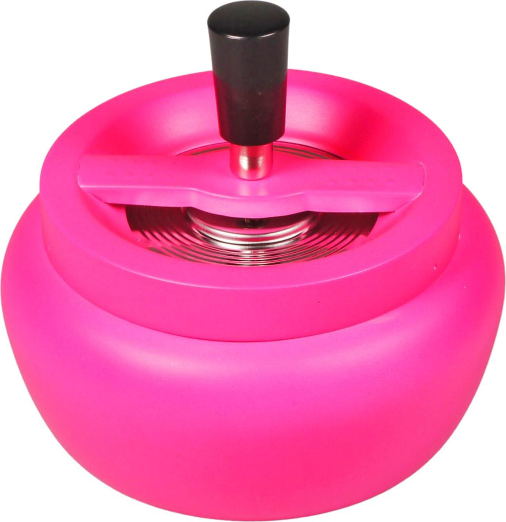 Drehascher bauchig neon pink matt 13 cm