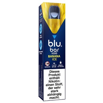 E-Zigarette BLU BAR 1000 Einweg Banana Ice 18 mg SW16628