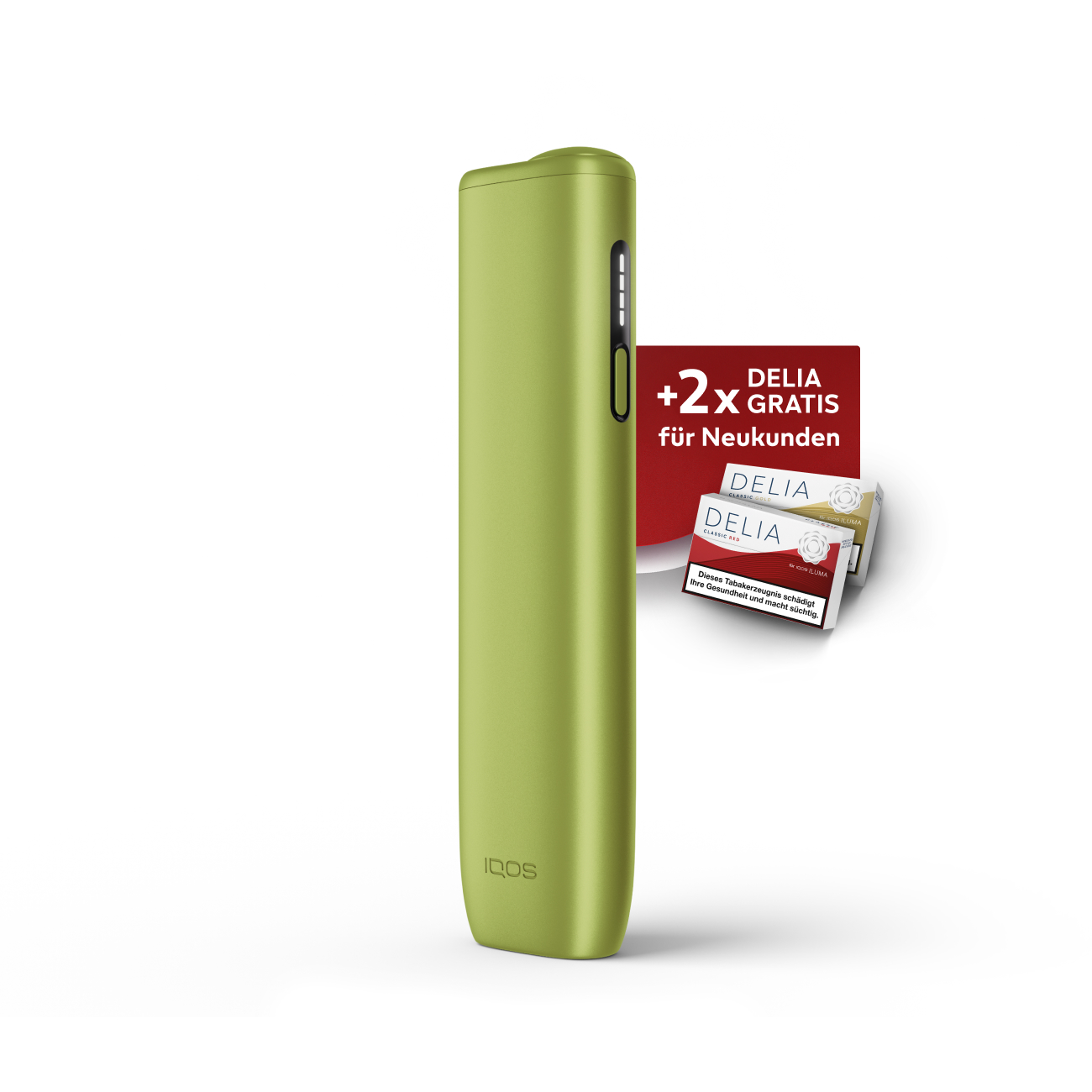 IQOS ILUMA i ONE Leaf Green + Gratis TEREA Sticks bei Registrierung