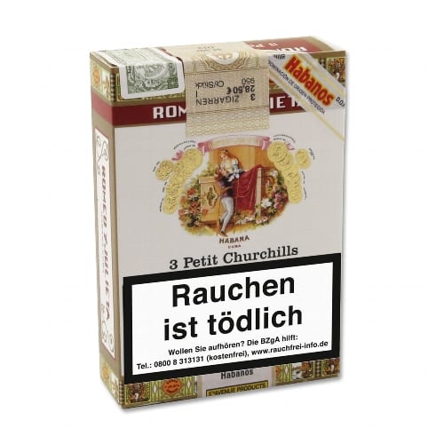 Romeo y Julieta Petit Churchills Tubos 3 Zigarren 78733
