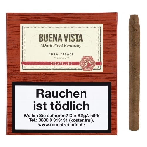 BUENA VISTA Dark Fired Kentucky Cigarillo 20 Zigarillos 220626