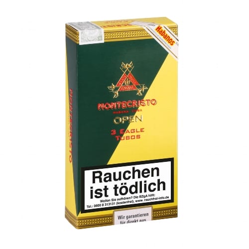 Montecristo Open Eagle Tubos 3 Zigarren 40321
