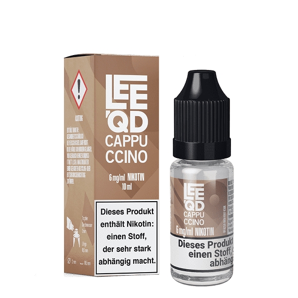 E-Liquid LEEQD Crazy Cappuccino 6mg 50 PG / 50 VG 17870