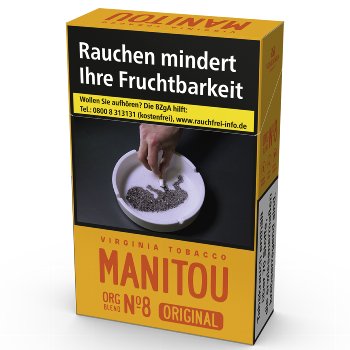 Manitou Zigaretten Org Blend No.8 ohne Zusätze (10x20)