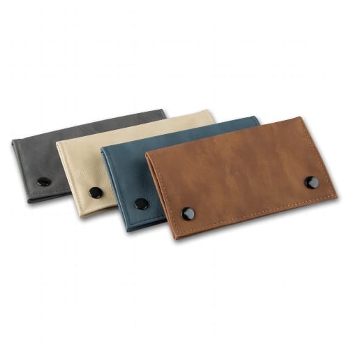 Feinschnitt-Tasche Kunstleder farblich sortiert 16 x 9 cm 85130