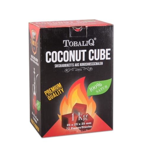 Shishakohle TOBALIQ Kokos 1000 g 36448