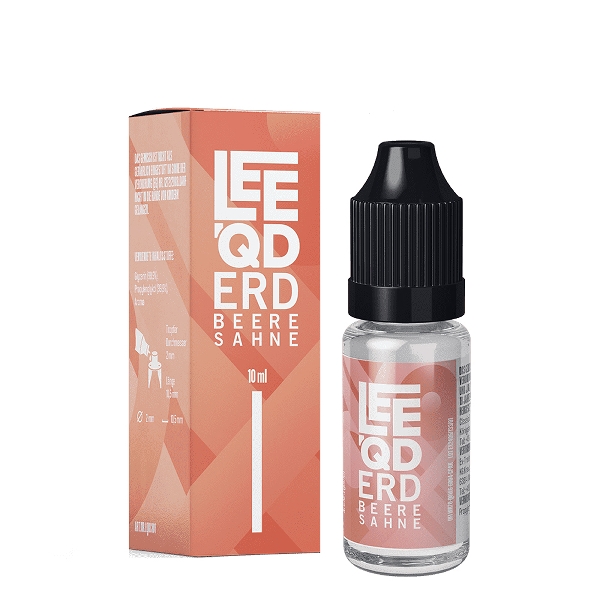 E-Liquid LEEQD Crazy Erdbeere Sahne 0mg 50 PG / 50 VG 17867