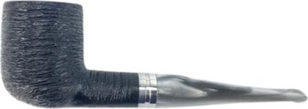 Pfeife Cesare Barontini "Maremma" schw.gebuerstet, Ring Acryl 440566