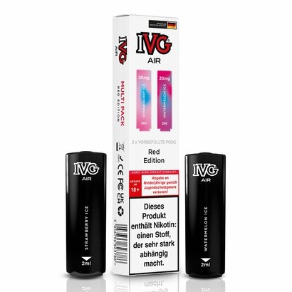 E-Liquidpod IVG Air Red Edition 20mg 2 Pods 81739