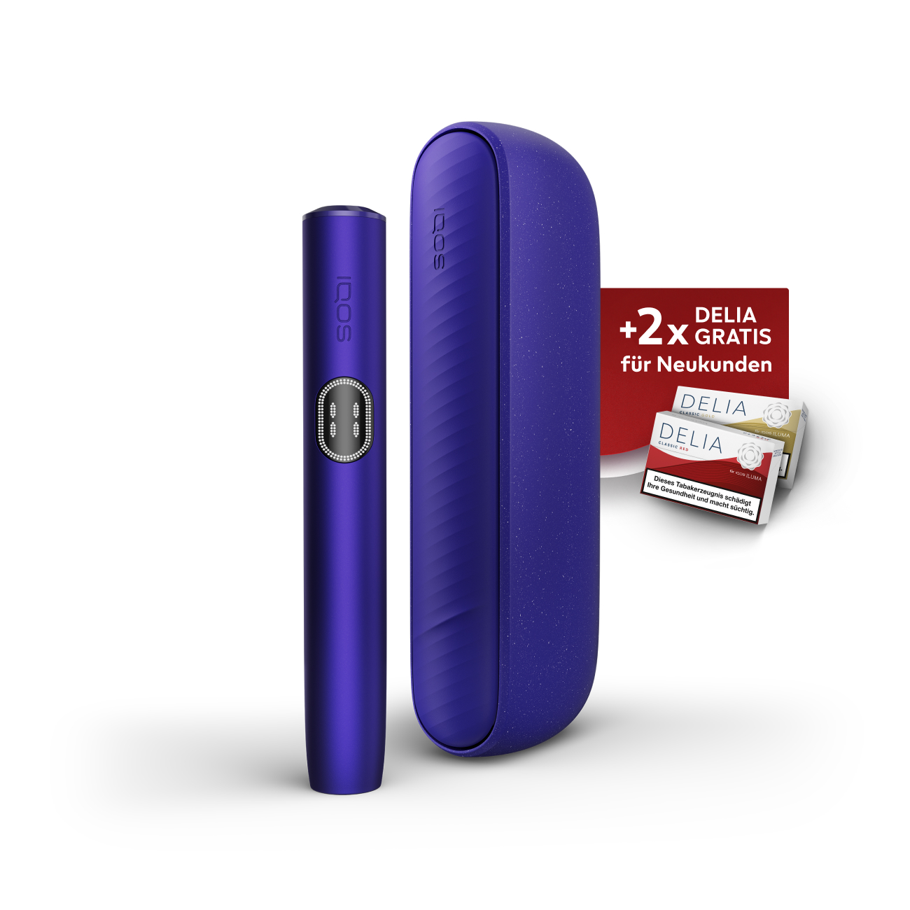 IQOS ILUMA i Kit Electric Purple + Gratis TEREA Sticks bei Registrierung
