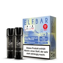 E-Liquidpod ELFBAR Elfa Blackberry Lemon 20 mg 2 Pods 48151516