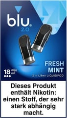 E-Liquidpod BLU 2.0 Fresh Mint 18 mg 2 Pods