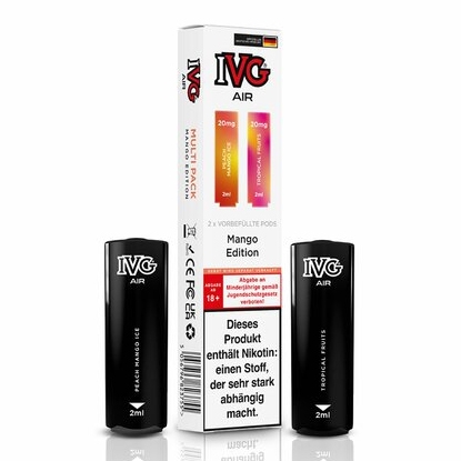 E-Liquidpod IVG Air Mango Edition 20mg 2 Pods 81737