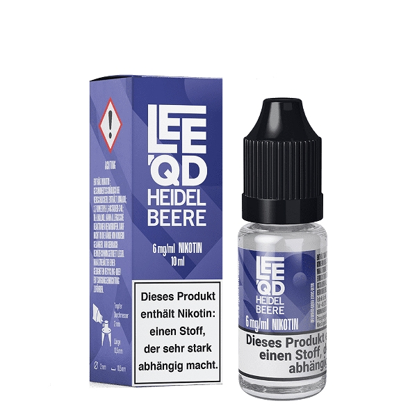 E-Liquid LEEQD Fruit Heidelbeere 6mg 50 PG / 50 VG 17886