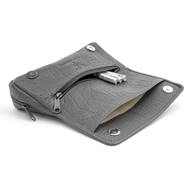 Pfeifentasche 1er WHITE ELEPHANT Loxo Leder grau 81870