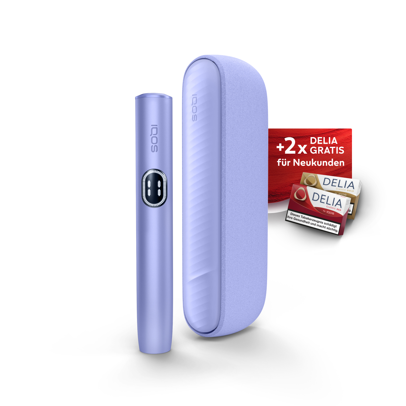 IQOS ILUMA i Digital Violet + Gratis DELIA Sticks bei Registrierung