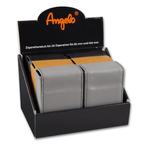 Zigarettenetui Kunstleder ANGELO KS/100 mm Packung sortiert 85138