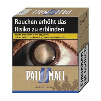 Pall Mall Zigaretten Authentic Blue Super (8x30)