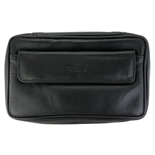 Pfeifentasche 4er FORMULA Leder schwarz 41759