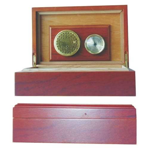 Humidor rot-braun für 10 Cigarren 41755