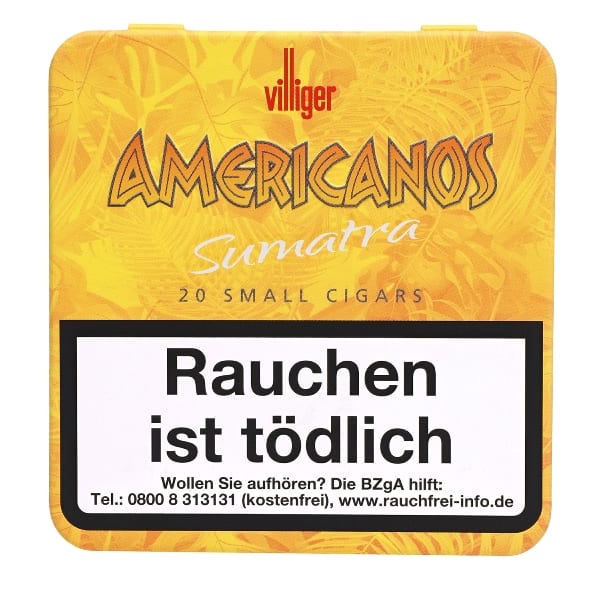 VILLIGER Americanos Sumatra 20 Zigarillos 81658