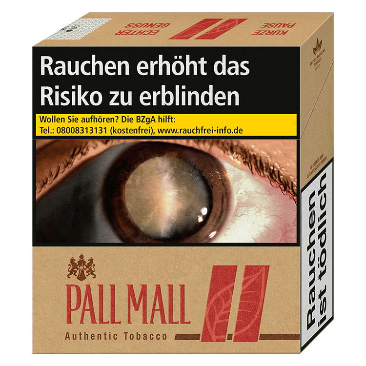 Pall Mall Zigaretten Authentic Red 10 € (8x27) SW15430