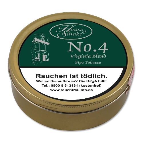 Pfeifentabak House of Smoke No.4 Virginia Blend 50 Gramm 61502